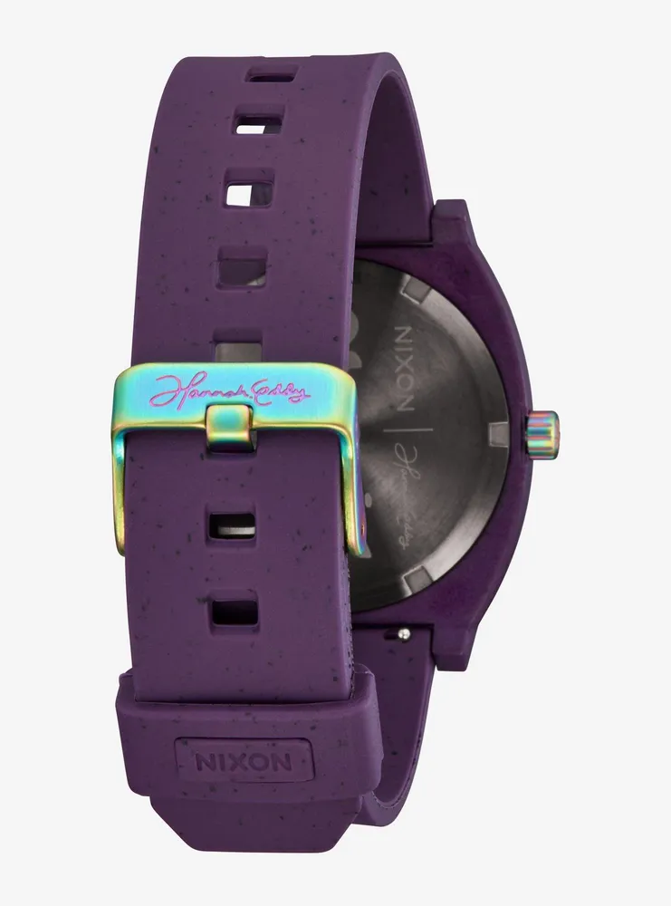 Nixon Time Teller OPP Hannah Eddy Purple Watch