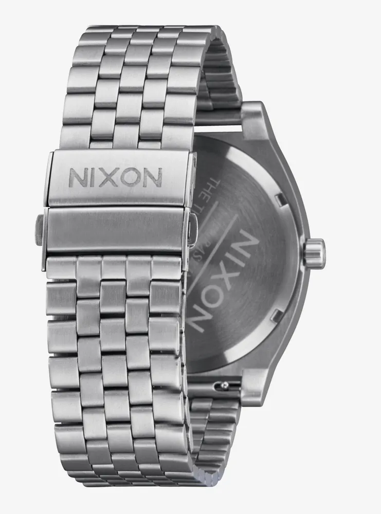 Nixon Time Teller Solar Silver x Jade Sunray Watch