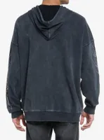 Social Collision® Praying Skeleton Angels Hoodie