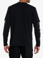 Social Collision® Death Card Twofer Long-Sleeve T-Shirt