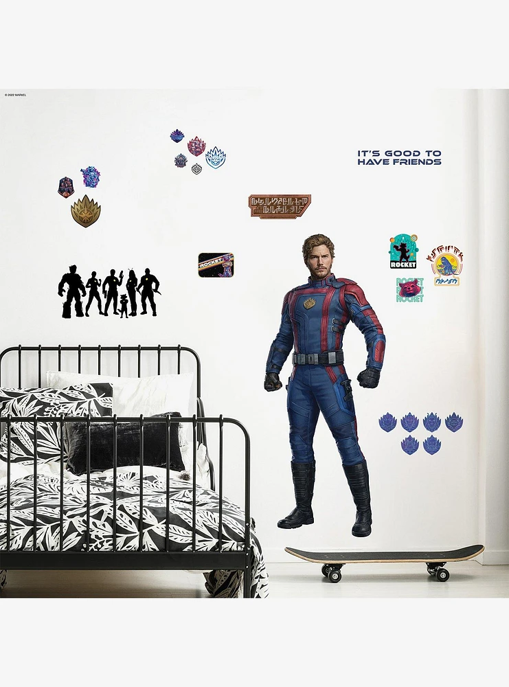 Marvel Guardians of the Galaxy: Vol. 3 Star-Lord Giant Peel & Stick Wall Decals