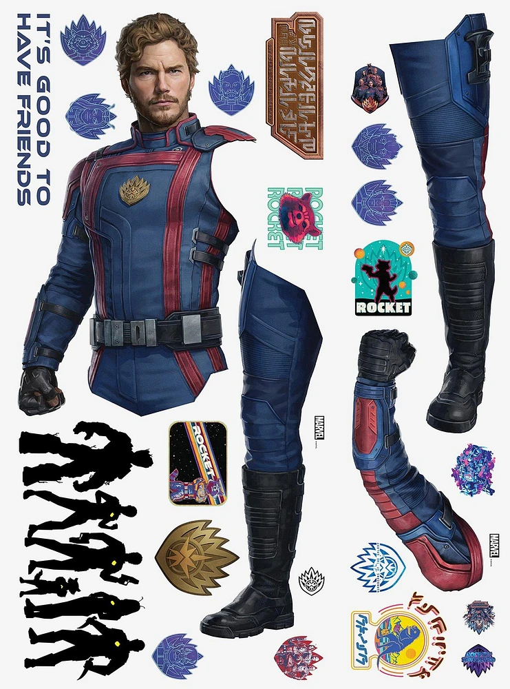 Marvel Guardians of the Galaxy: Vol. 3 Star-Lord Giant Peel & Stick Wall Decals