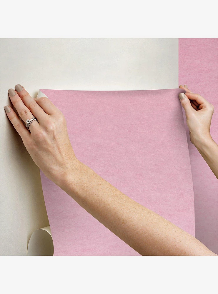 Pink Aura Ombre Peel & Stick Wallpaper Mural