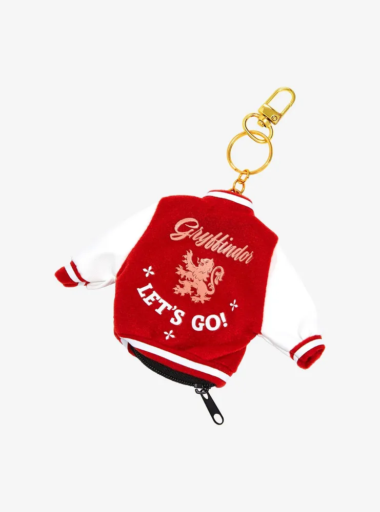 Harry Potter Gryffindor Varsity Jacket Coin Purse Keychain - BoxLunch Exclusive