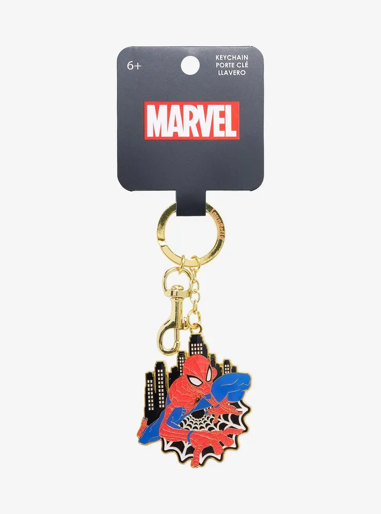Loungefly Marvel Spider-Man Web Keychain - BoxLunch Exclusive