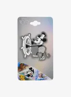 Disney 100 Mickey Mouse Steamboat Willie Outline Enamel Pin - BoxLunch Exclusive