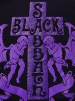 Black Sabbath Crying Angels Cross Boyfriend Fit Girls T-Shirt