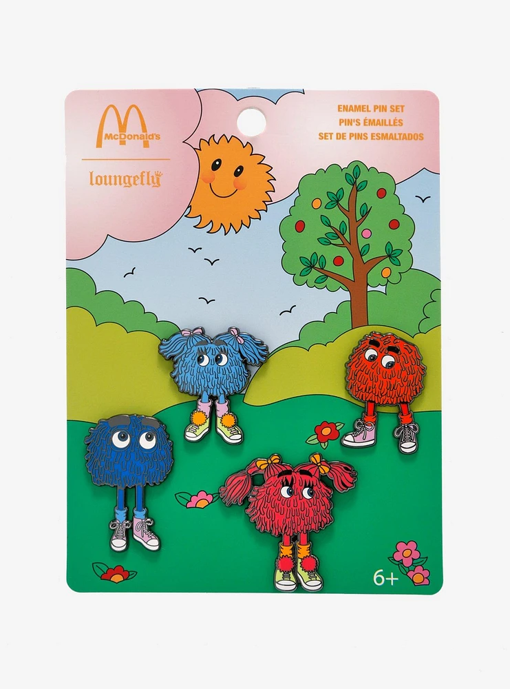 Loungefly McDonald's Fry Kids Enamel Pin Set