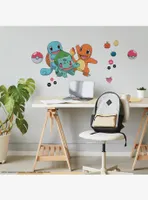 Pokémon Squirtle Charmander Bulbasaur Peel & Stick Giant Wall Decals