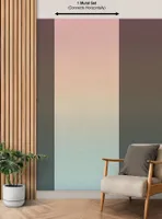 Rainbow Aura Ombre Peel & Stick Wallpaper Mural