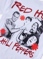 Red Hot Chili Peppers Glitter Group Shot Boyfriend Fit Girls T-Shirt