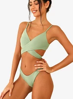 Dippin' Daisy's Ibiza Swim Top Eucalyptus Green