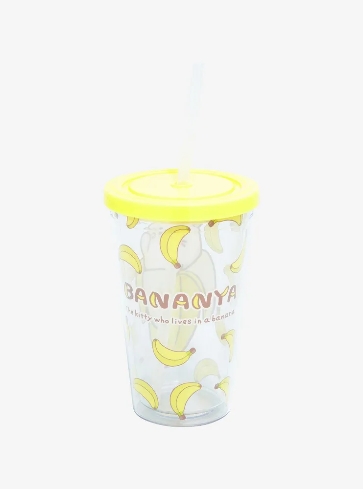 Bananya Banana Acrylic Travel Cup