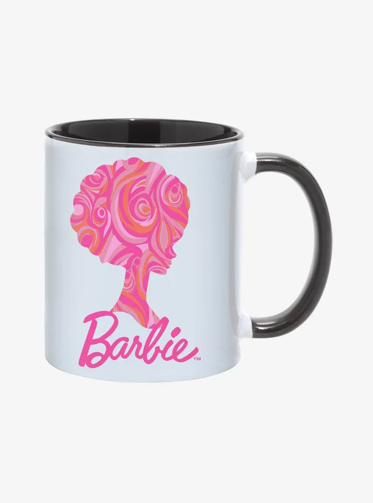 Barbie Retro Swirl Silhouette Mug