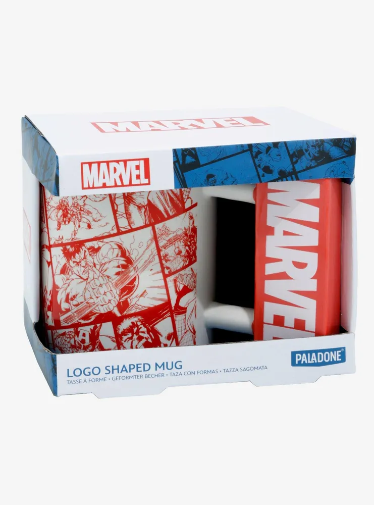 Marvel Comics Logo Figural Mug