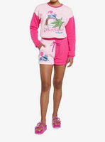 Her Universe Disney Stitch Cheshire Cat Color-Block Girls Lounge Shorts