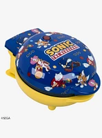Uncanny Brands Sonic the Hedgehog Mini Waffle Maker