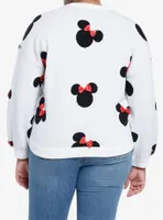 Disney Minnie Mouse Polka Dot Bows Girls Cardigan Plus