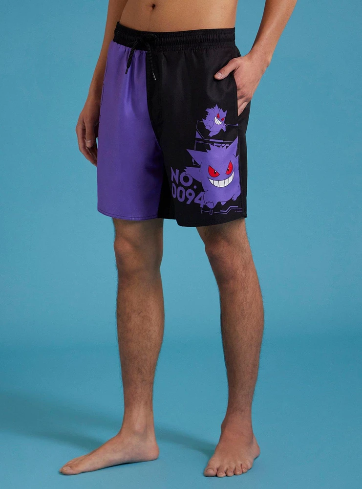 Pokemon Gengar Split Swim Trunks