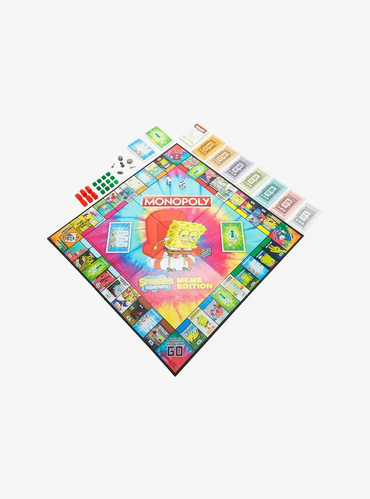 Monopoly SpongeBob SquarePants Meme Edition Board Game