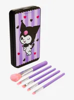 Sanrio Kuromi Mirrored Travel Makeup Brush Holder and Brush Set - BoxLunch Exclusive