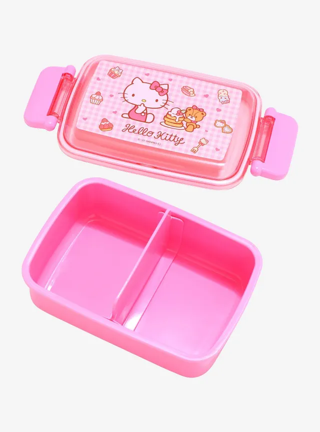 Sanrio Hello Kitty Pink Square Bento Box