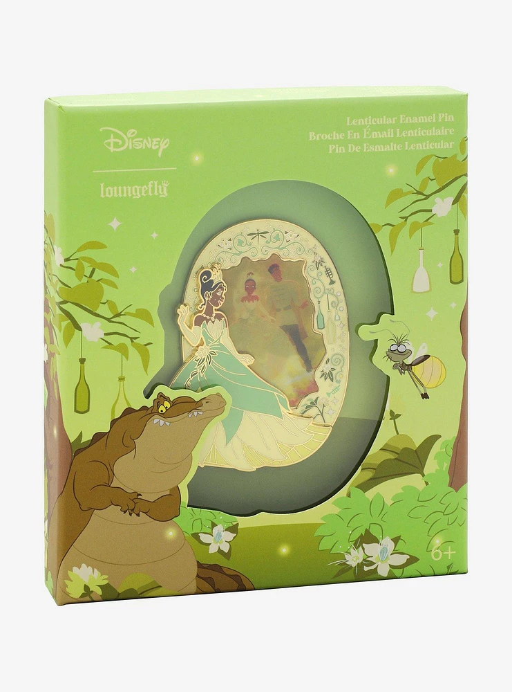 Loungefly Disney The Princess and the Frog Tiana Lenticular Limited Edition Enamel Pin — BoxLunch Exclusive