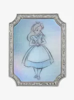 Loungefly Disney100 Alice in Wonderland Alice Sketch Lenticular Pin - BoxLunch Exclusive