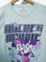 Disney Mickey and Minnie Holographic Portrait Women's T-Shirt - BoxLunch Exclusive