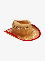 Hello Kitty Straw Cowboy Hat