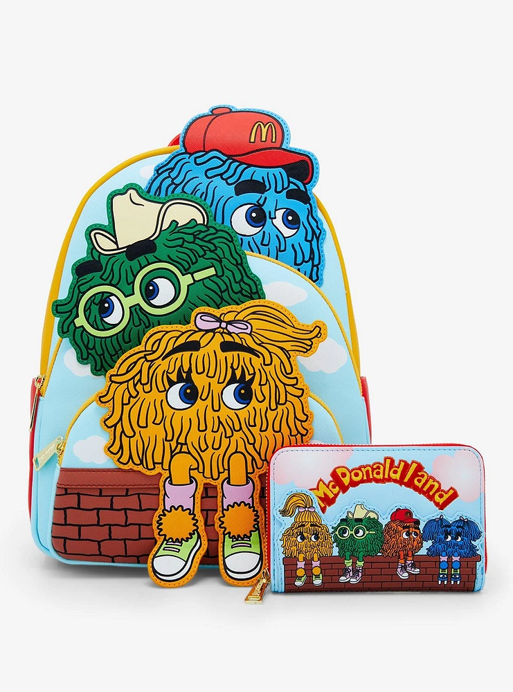 Loungefly McDonald's Fry Guys Tiered Pocket Mini Backpack