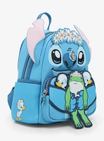 Loungefly Disney Lilo & Stitch Frog Duckling Springtime Mini Backpack