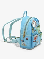 Loungefly Avatar: The Last Airbender Aang and Appa Map Mini Backpack
