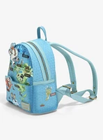 Loungefly Avatar: The Last Airbender Aang and Appa Map Mini Backpack