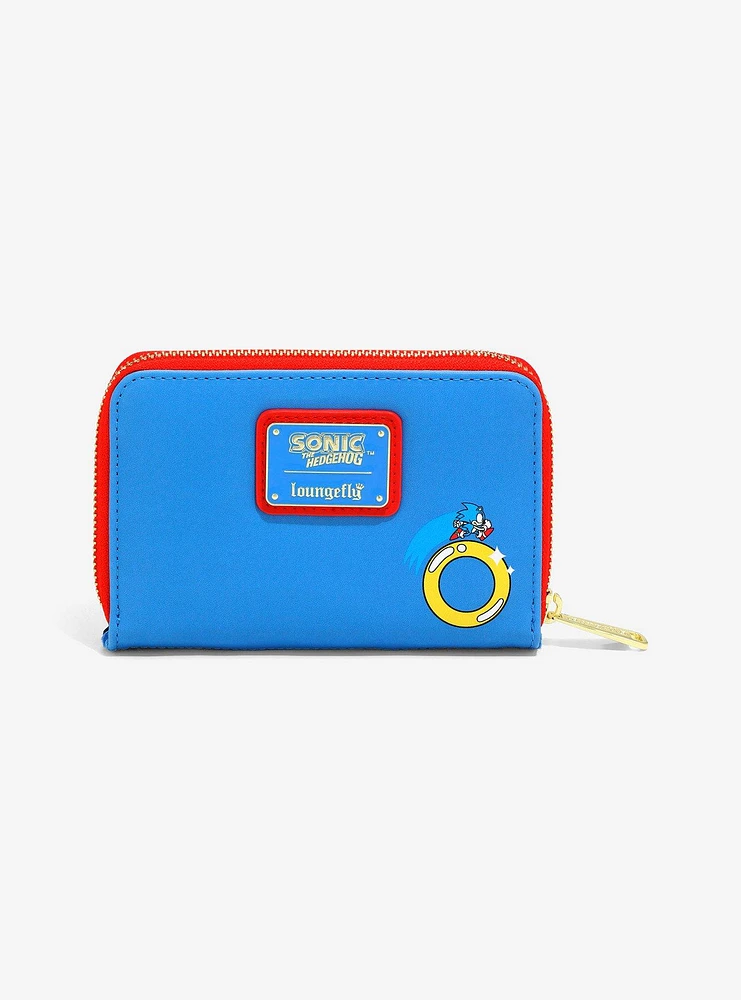 Loungefly Sonic The Hedgehog Figural Zipper Wallet