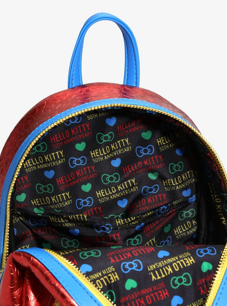 Loungefly Hello Kitty 50th Anniversary Mini Backpack