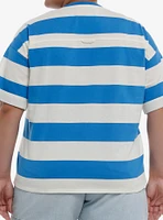 Her Universe Disney Stitch Character Mashup Stripe Girls Oversized T-Shirt Plus