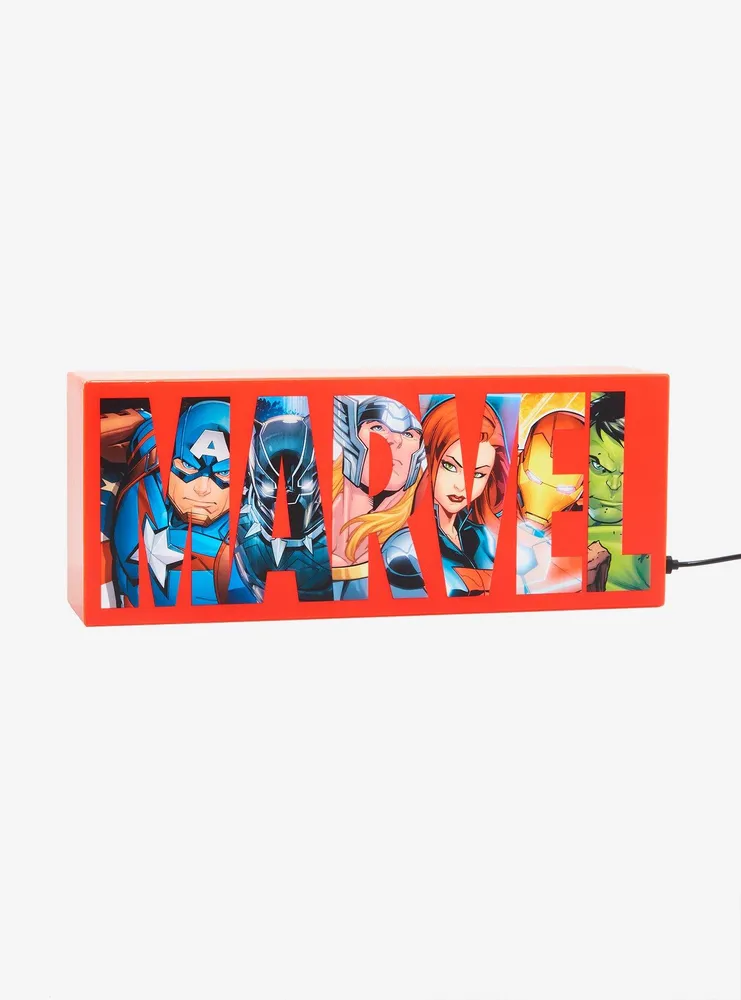 Marvel Avengers Logo Light