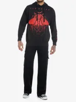 Bad Omens Red Moth Hoodie