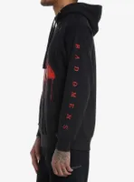 Bad Omens Red Moth Hoodie