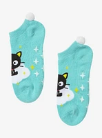 Chococat Stars Pom No-Show Socks