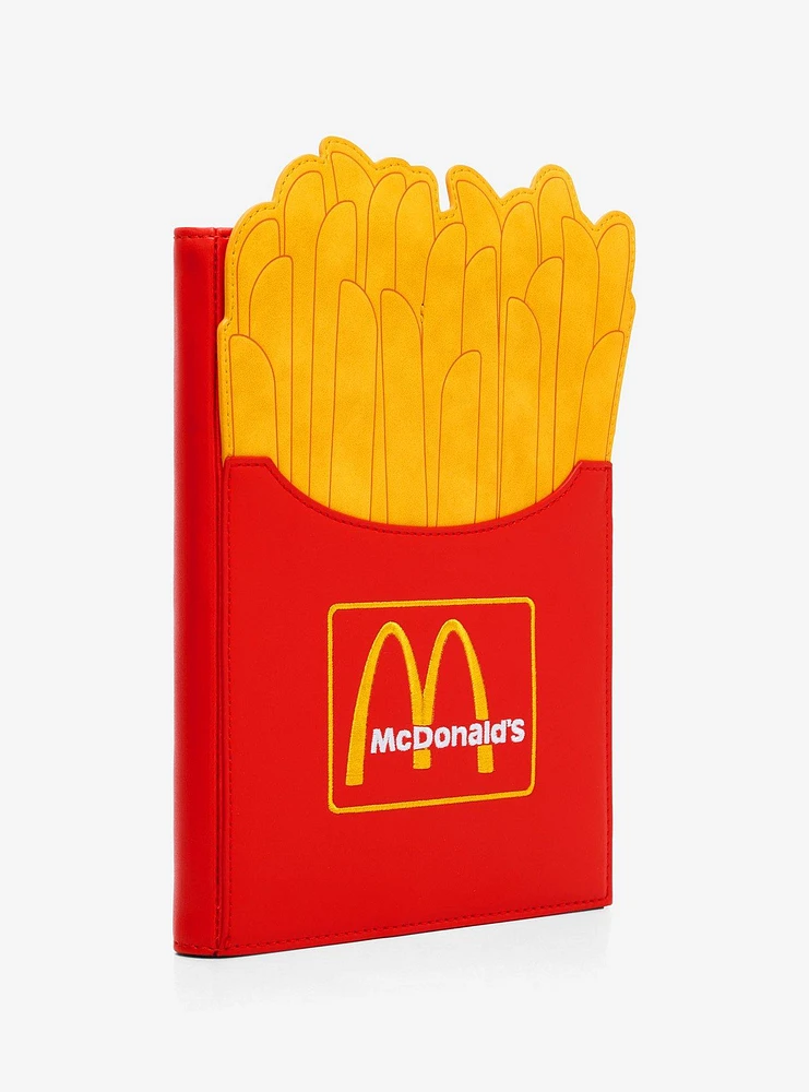 Loungefly McDonald's Fries Figural Faux Leather Notebook