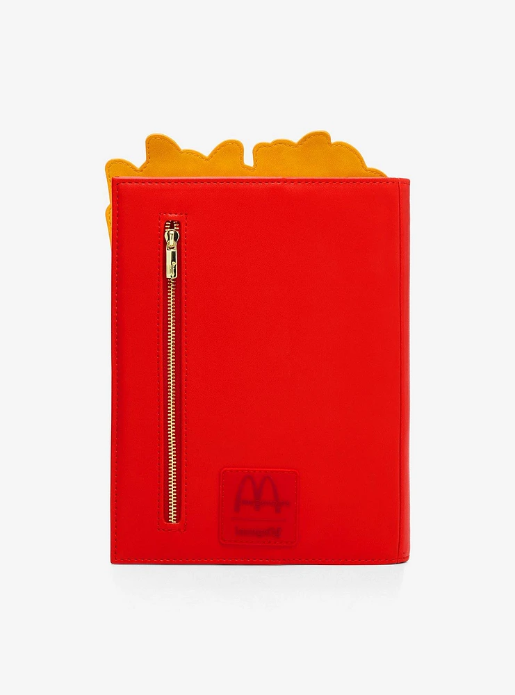 Loungefly McDonald's Fries Figural Faux Leather Notebook