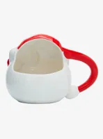 Hello Kitty Santa Figural Mug