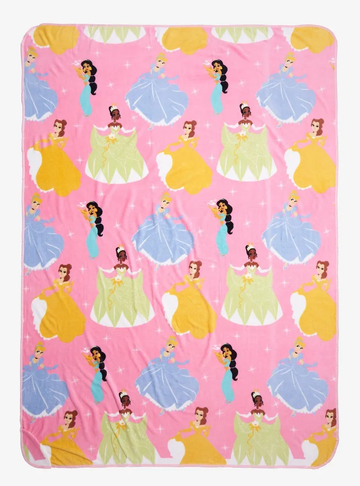 Disney Princess Throw Blanket & Pillow Set