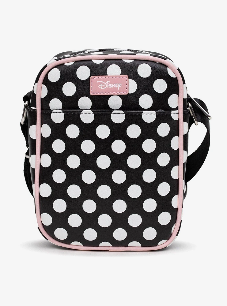 Disney Minnie Mouse Polka Dot Ice Cream Cone Crossbody Bag