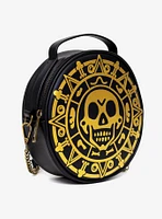 Disney Pirates Of The Caribbean Dead Men Tell No Tales Aztec Coin Crossbody Bag