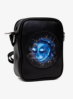 Rick And Morty Lenticular Face Expression Applique Crossbody Bag