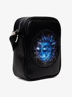 Rick And Morty Lenticular Face Expression Applique Crossbody Bag