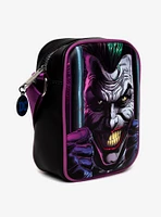 DC Comics Joker Jail Break And Batman Comic Book Poses Black Crossbody Bag